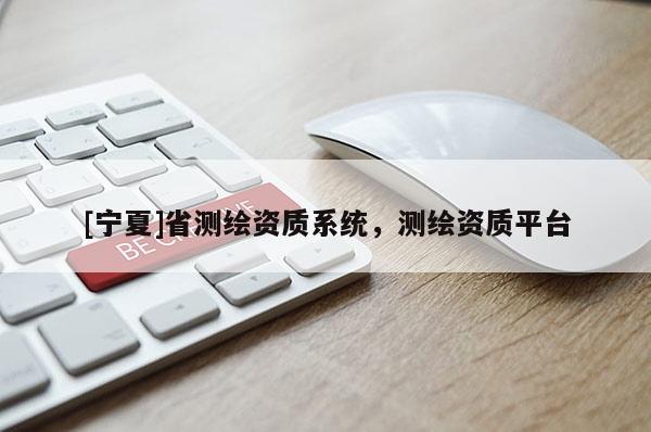 [宁夏]省测绘资质系统，测绘资质平台