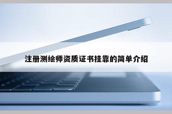 注册测绘师资质证书挂靠的简单介绍