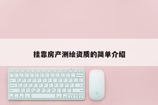 挂靠房产测绘资质的简单介绍