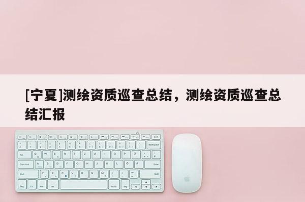 [宁夏]测绘资质巡查总结，测绘资质巡查总结汇报