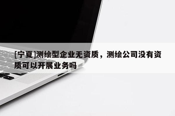 [宁夏]测绘型企业无资质，测绘公司没有资质可以开展业务吗